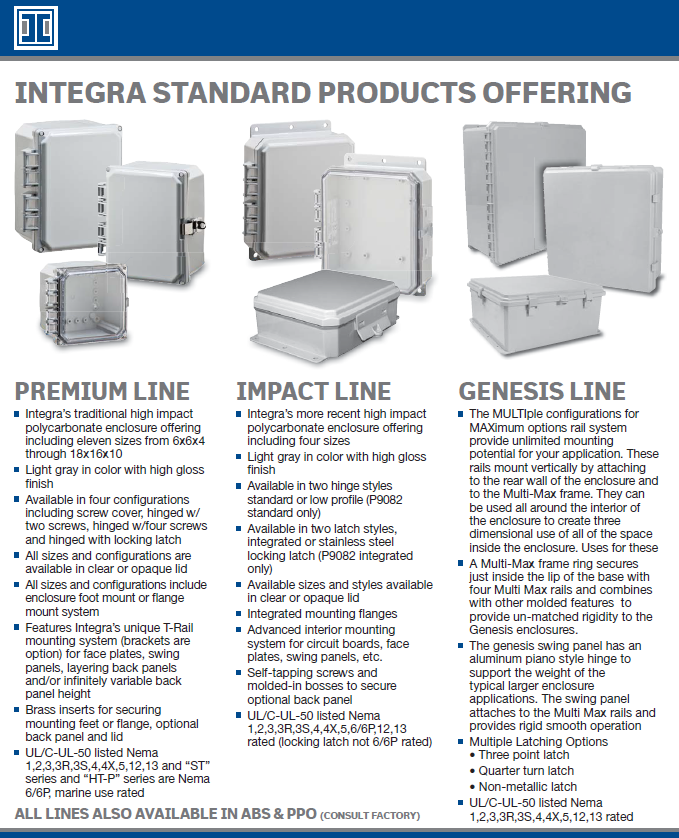 Integra Enclosures